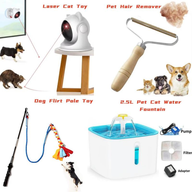 Automatic Laser Cat Toy USB Rechargeable Cat Toy for Indoor Dogs, Manual M-Button Mode, 3 Speed Modes, Small Size, Indoor Use, USB Powered